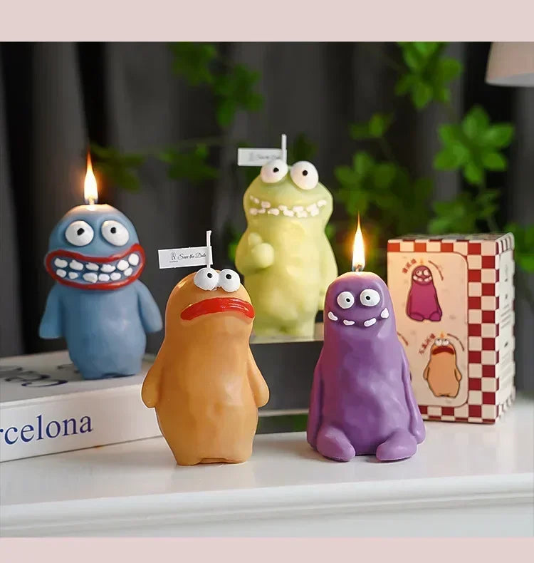 Earthlings Monster Candles Fun Creative Birthday Gifts Handmade Aromatherapy Candles - Your Ritual Hub 