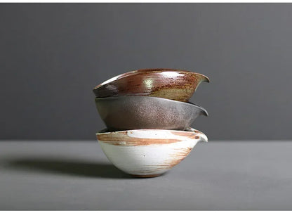 Japanese Coarse Pottery Matcha Bowl
