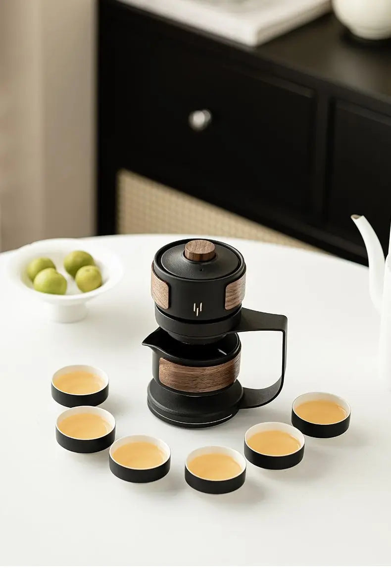 Premium Ceramic Automatic Tea Set — Complete Kit