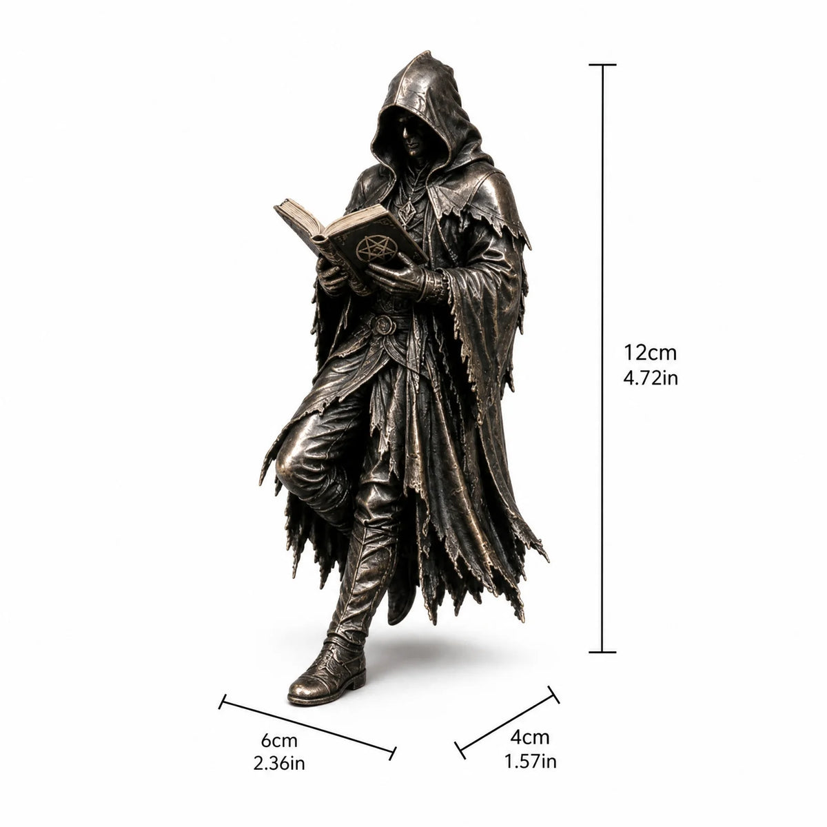 Gothic Grim Reaper Bookshelf Statue – 2 Designs