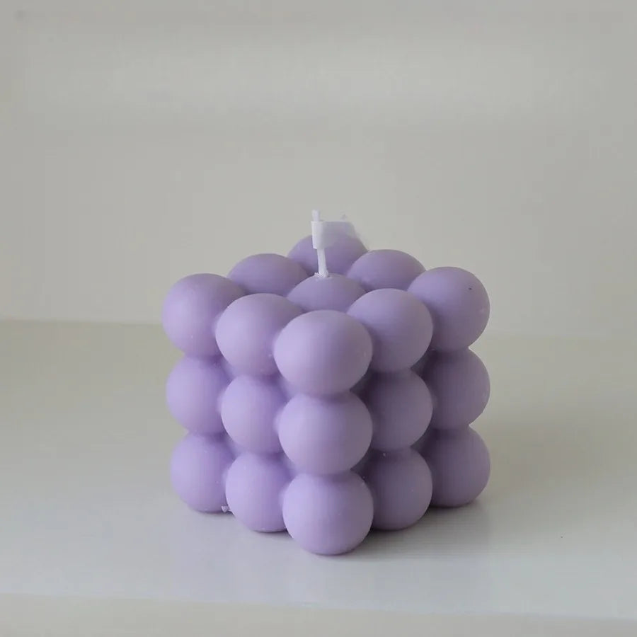 Bubble Cube Scented Soy Wax Candle