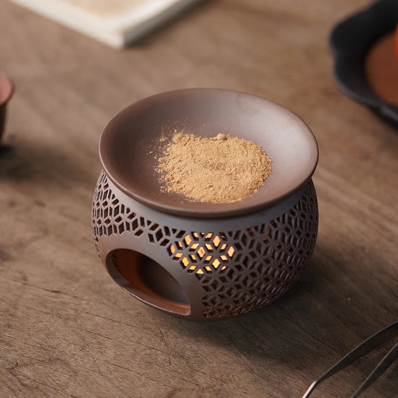 Carved Porcelain Aromatherapy & Incense Burner