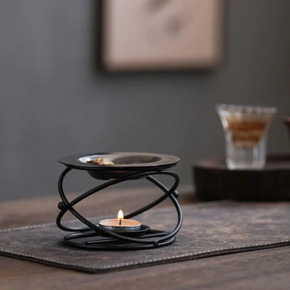 Retro Polygon Metal Aromatherapy Oil Burner