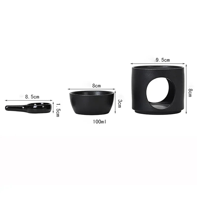 3-in-1 Essential Oil Burner & Censer with Candle Tray