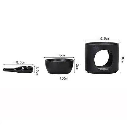 3-in-1 Essential Oil Burner & Censer with Candle Tray