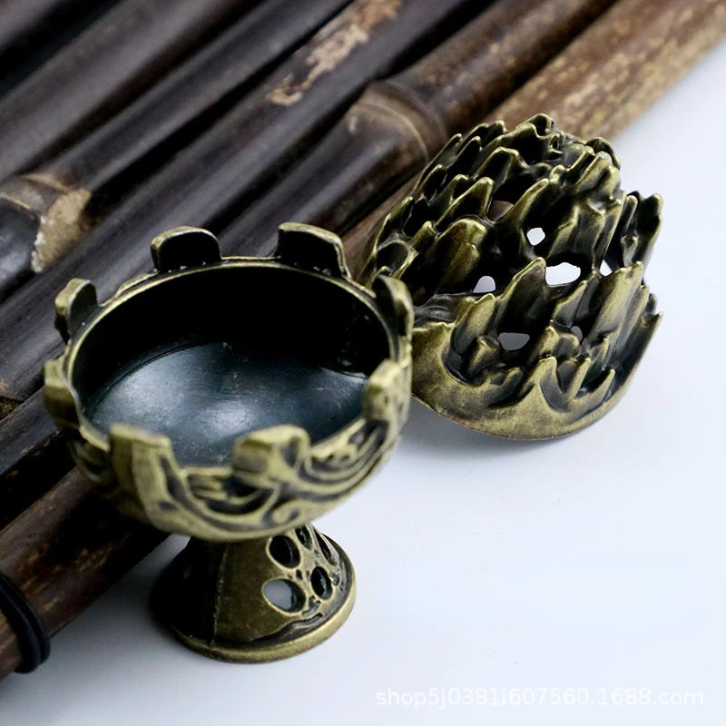 Lotus Buddhist Incense Burner Censer - Your Ritual Hub 