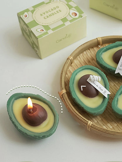 Avocado Scented Candle Sage And Sea Salt Handcrafted With Stone Wax Celebrations Anniversaries Birthday Special Occasion