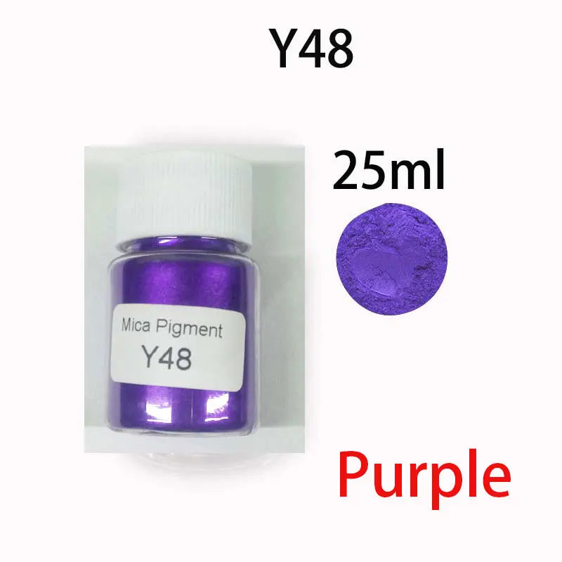 Mica Pigment Powder, 26 Colors for Soap, Candles & Crafts