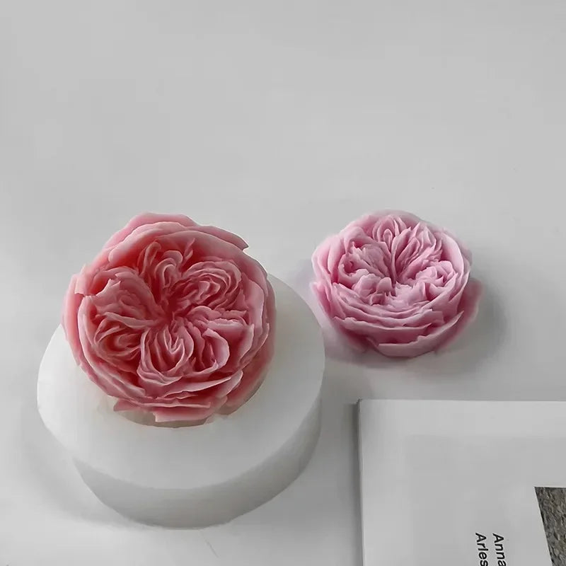 Rose Flower Silicone Candle & Soap Mold
