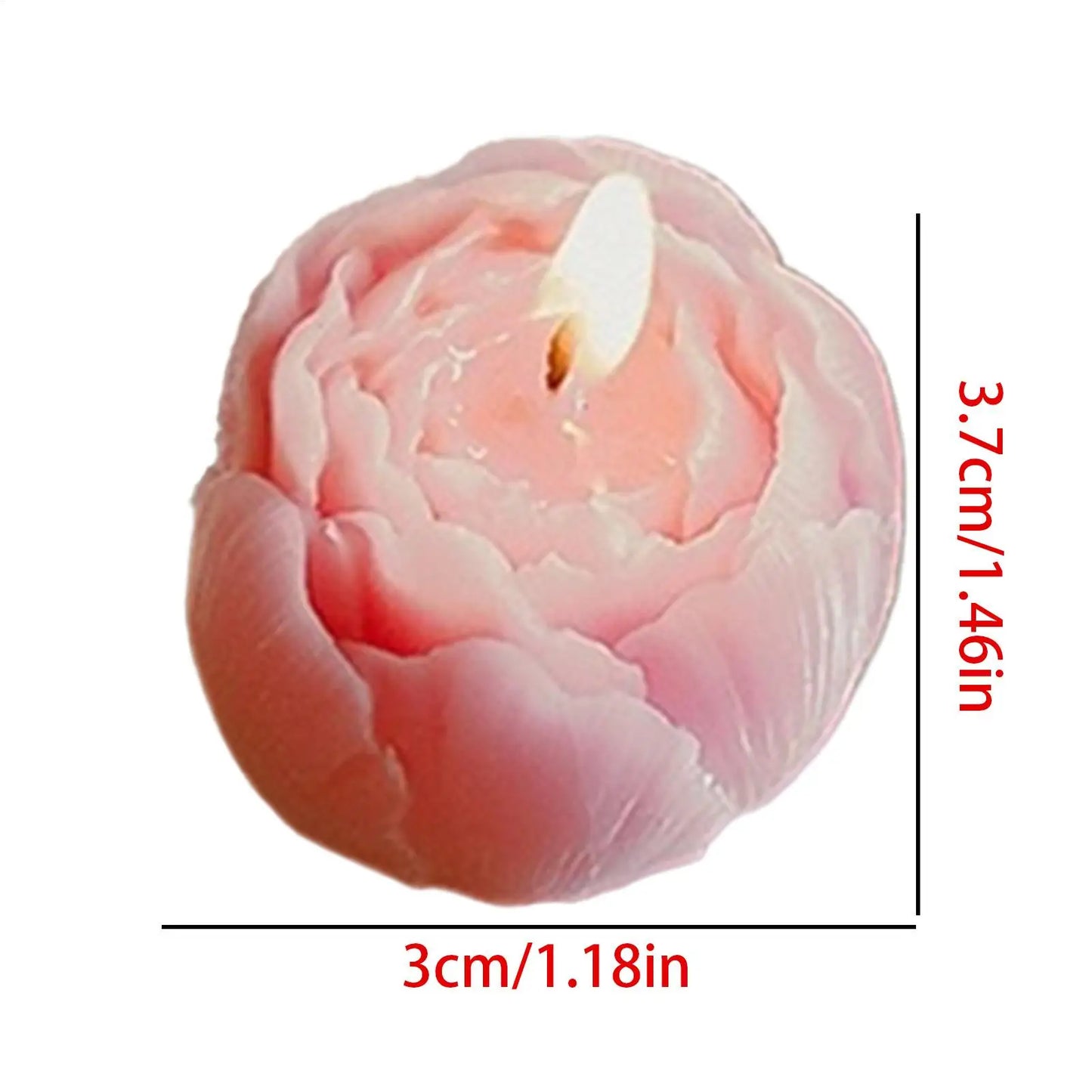 4-Piece Rose Soy Wax Candle Set