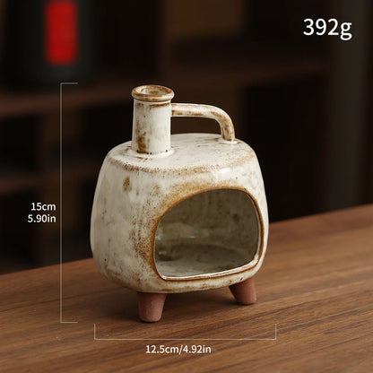 Ceramic Open Fire Incense Tray — Palo Santo & Sage Burner