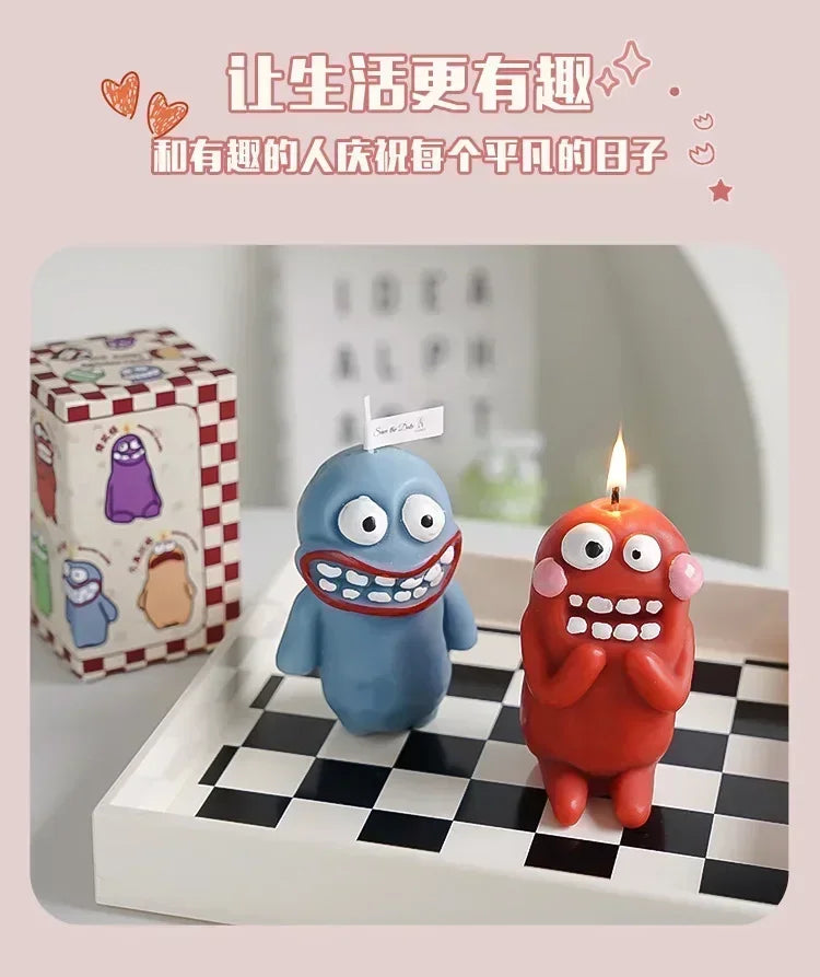 Earthlings Monster Candles Fun Creative Birthday Gifts Handmade Aromatherapy Candles - Your Ritual Hub 