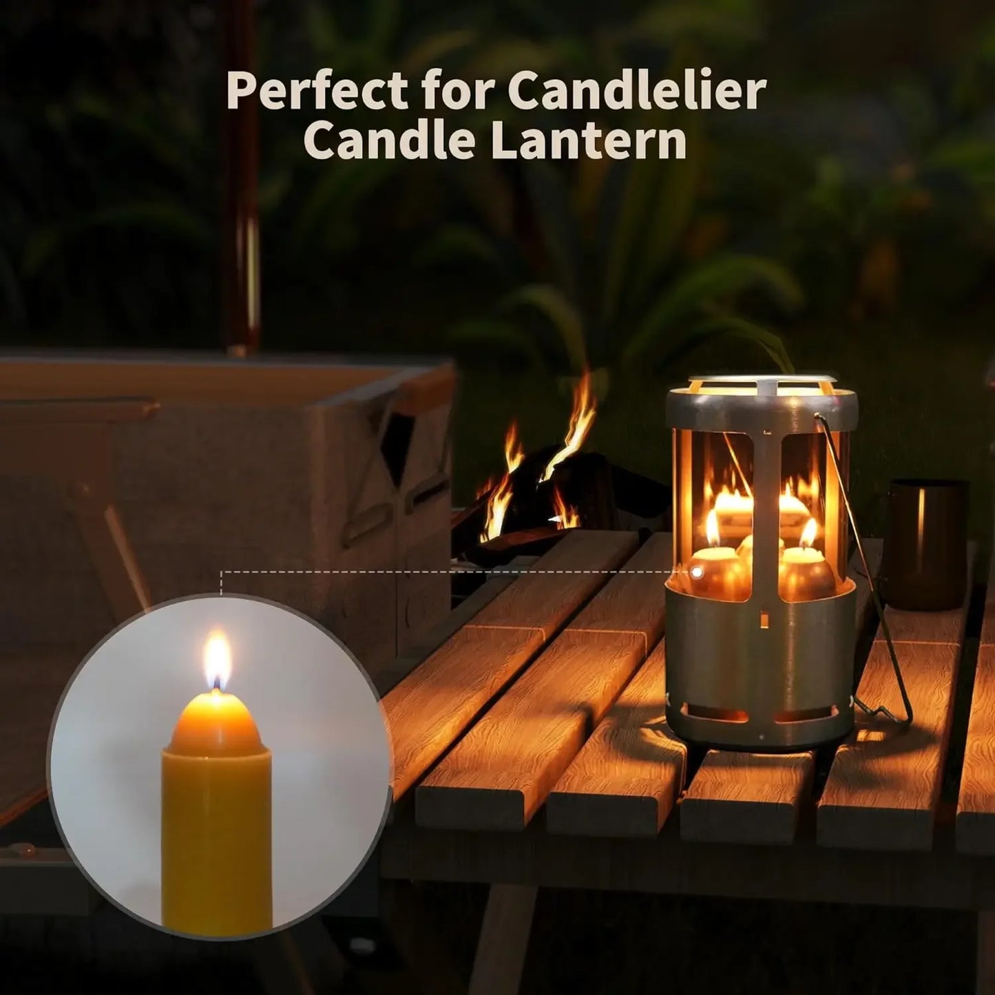 12-30PCS Beeswax Candles Emergency Candles Handmade Pilliar Candles Smokeless