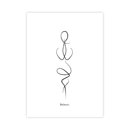 Yoga Wall Art Print Meditation Poster Yoga Symbol Breath Quote