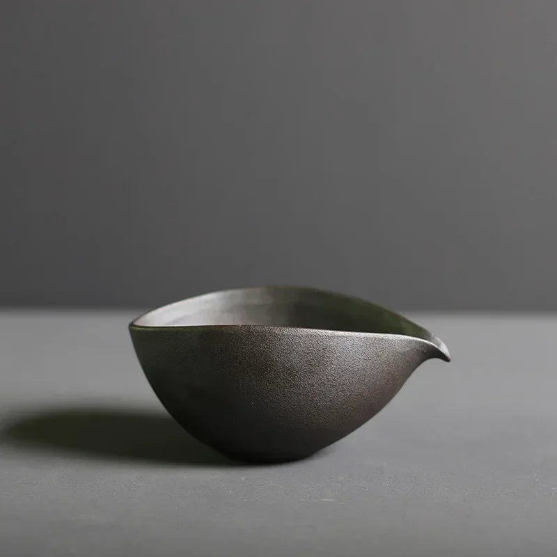 Japanese Coarse Pottery Matcha Bowl