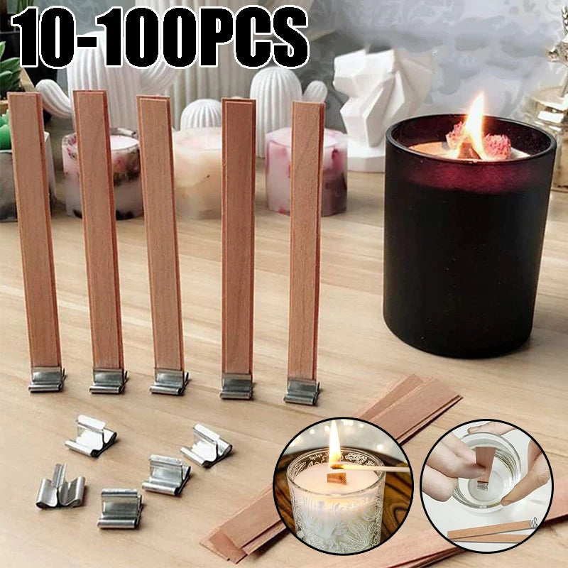 Wood Wick Soy Candle DIY Kit — Handcrafted Aromatic