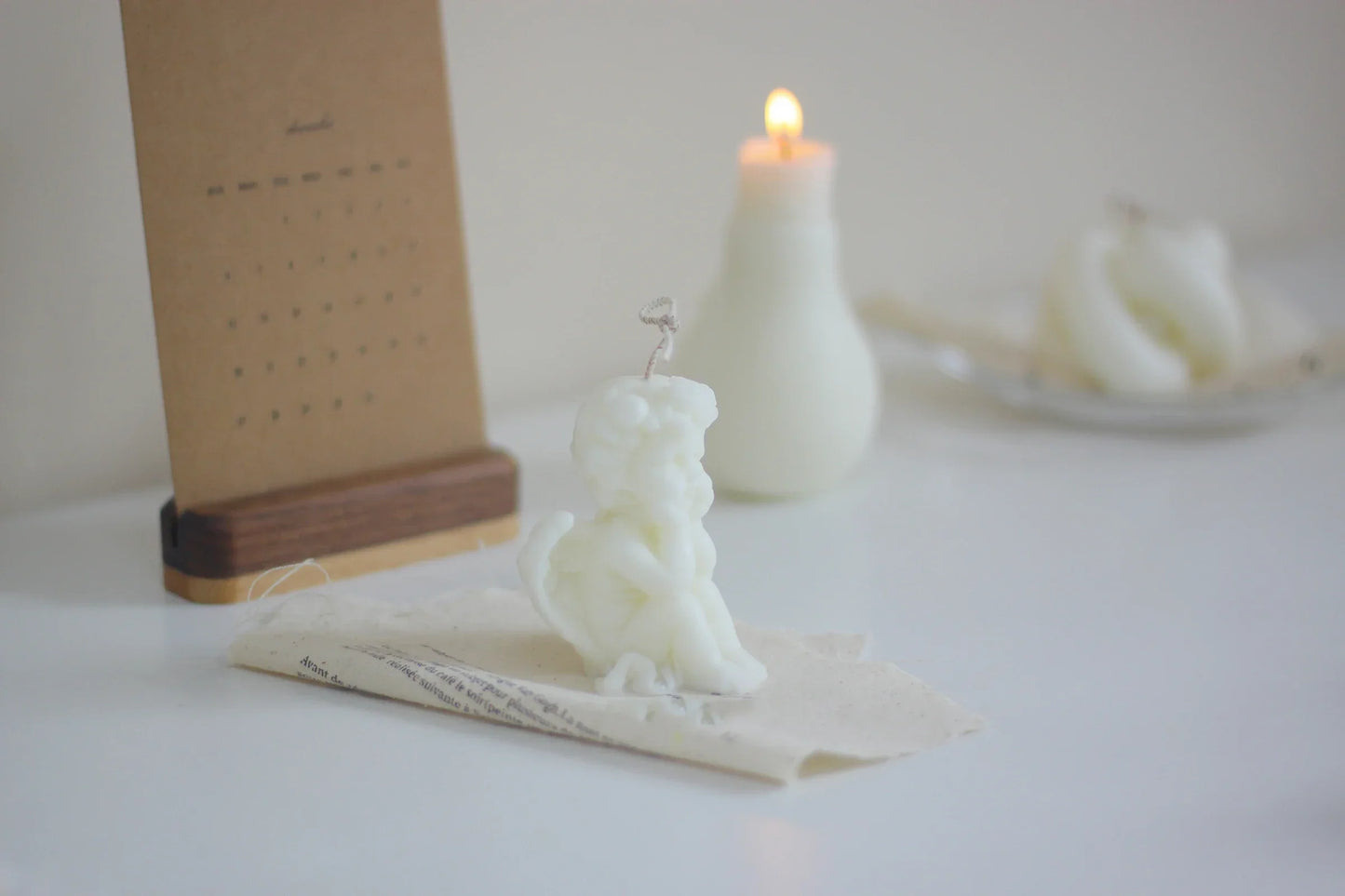 Cupid Angel Scented Soy Wax Candle — Decorative Art