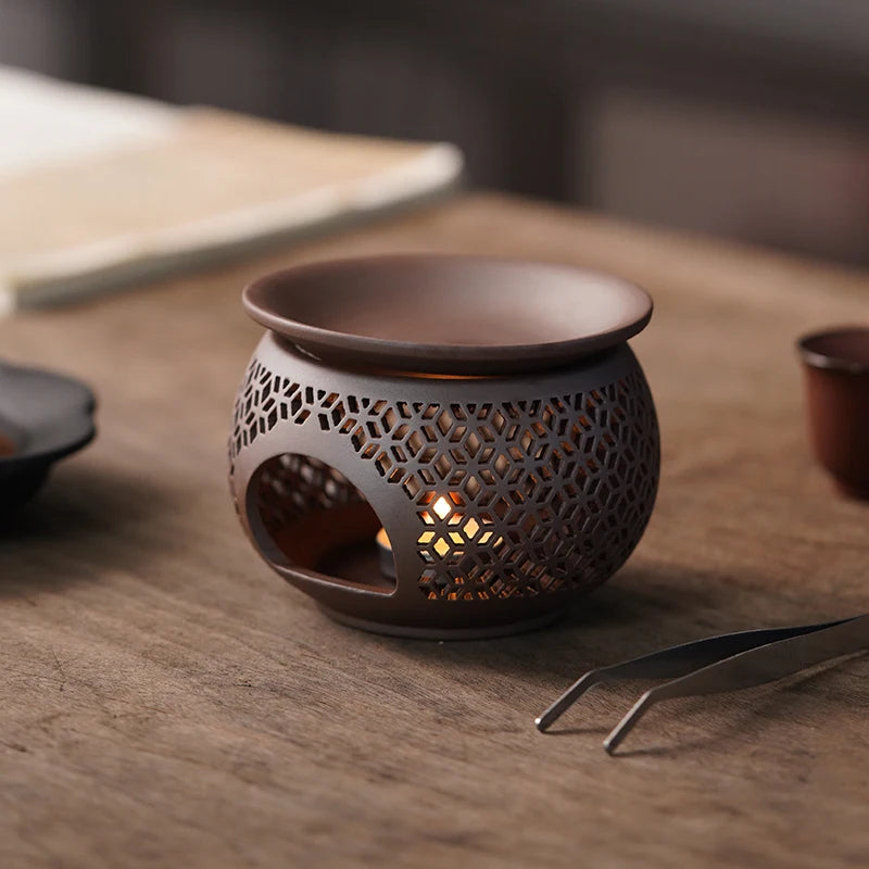 Carved Porcelain Aromatherapy & Incense Burner