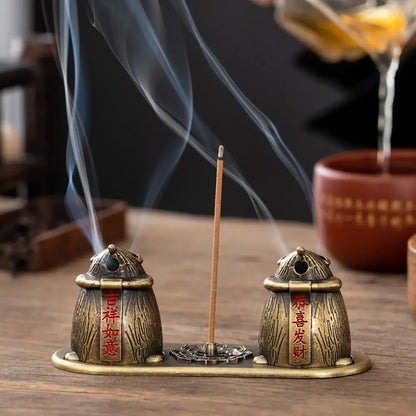 Chinese Style Zinc Alloy Incense Burner