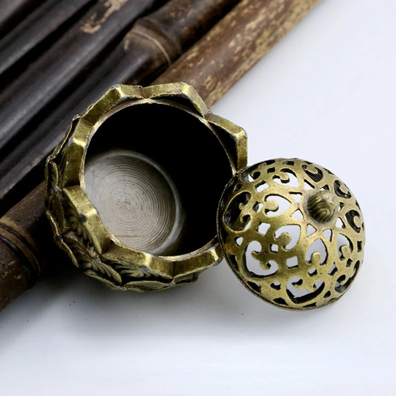 Lotus Buddhist Incense Burner Censer - Your Ritual Hub 