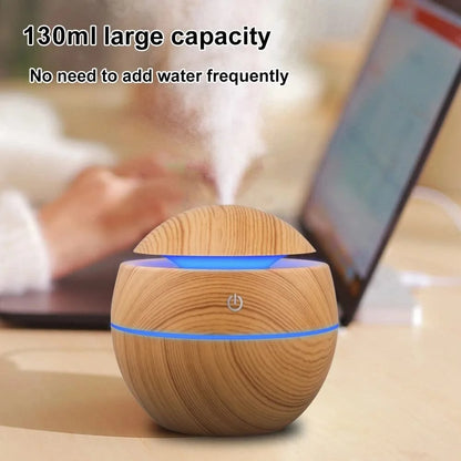 Humidifier Electric Air Aroma Diffuser Wood Ultrasonic Air Humidifier Essential Oil Aromatherapy