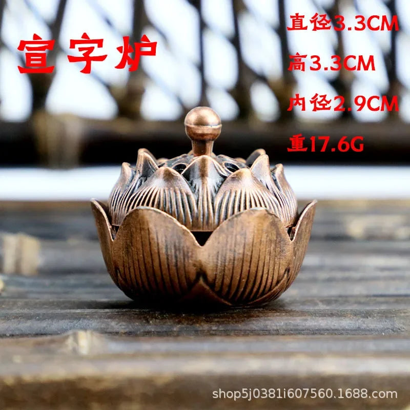 Lotus Buddhist Incense Burner Censer - Your Ritual Hub 