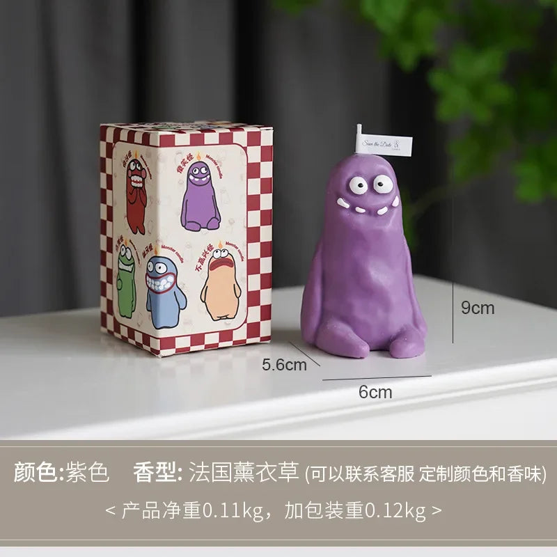 Earthlings Monster Candles Fun Creative Birthday Gifts Handmade Aromatherapy Candles - Your Ritual Hub 