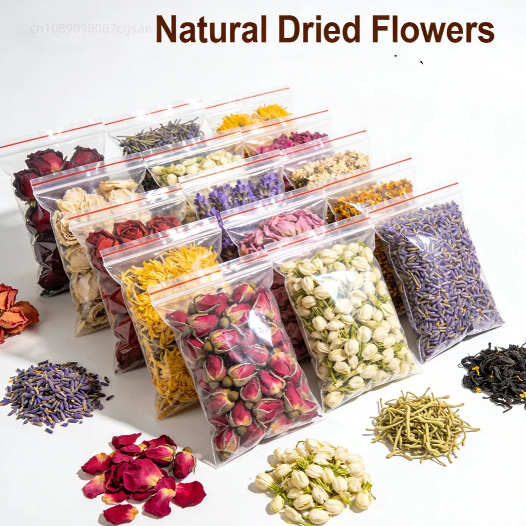 Natural Dried Flowers for Candle & Soap Making – Botanical DIY Craft Kit