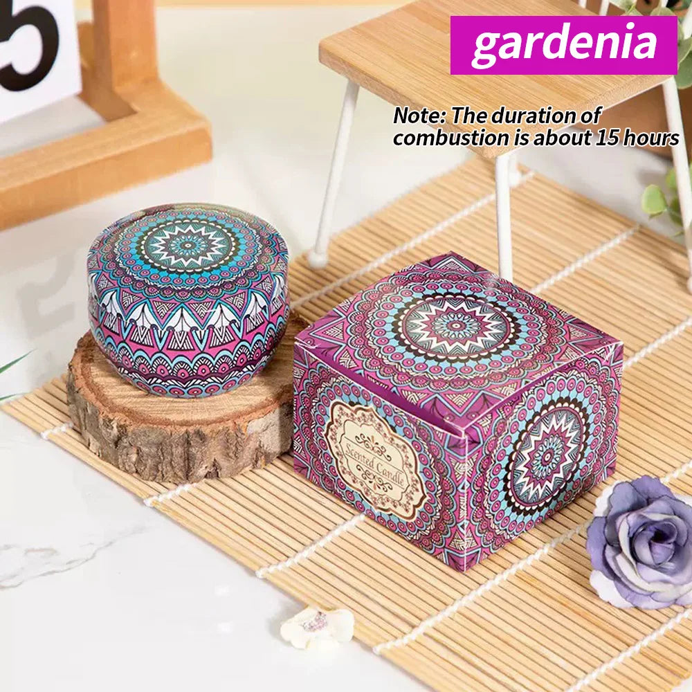 Dried Flower Smokeless Aromatherapy Candle — Gift Set