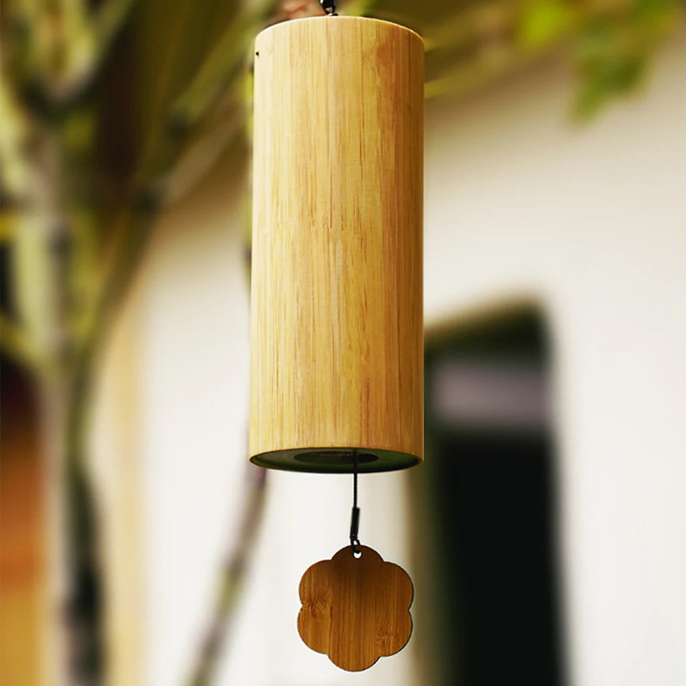 Handcrafted Bamboo Wind Chime – Tuned Chord Sound Healing & Meditation Bell
