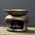 Japanese Retro Fireproof Incense Burner & Wax Heater - Your Ritual Hub 