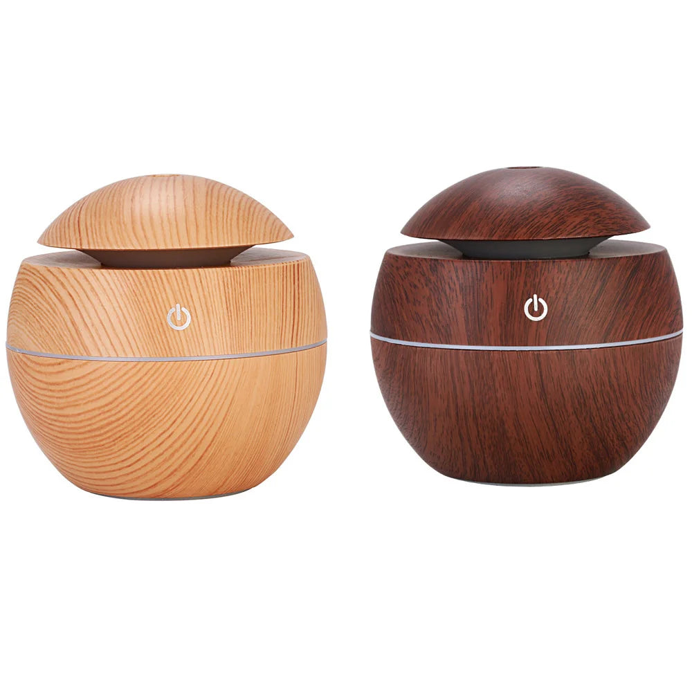 Humidifier Electric Air Aroma Diffuser Wood Ultrasonic Air Humidifier Essential Oil Aromatherapy - Your Ritual Hub 