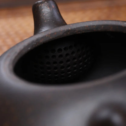 160ml Yixing Tea Pot Purple Clay Stone Scoop Teapot Chinese Famous Handmade Tea Set Kettle Teaware Custom Tea Ceremony Gift