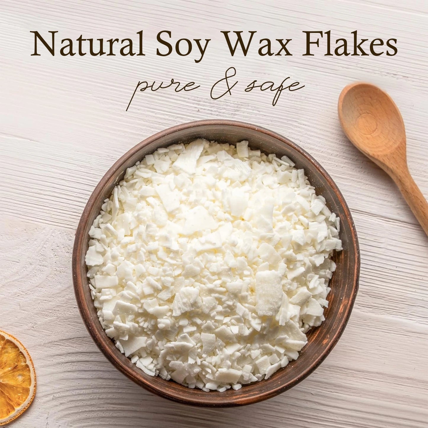 Natural Soy Wax Flakes 100g–1000g — DIY Candle Crafts