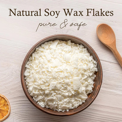 Natural Soy Wax Flakes 100g–1000g — DIY Candle Crafts