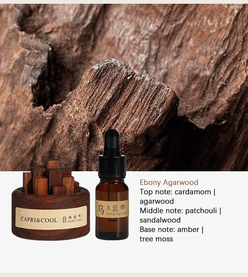 Natural Essential Oil Wood Stick Diffuser - Your Ritual Hub 