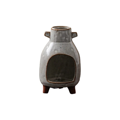 Retro Ceramic Sacred Wood & Sage Aromatherapy Burner