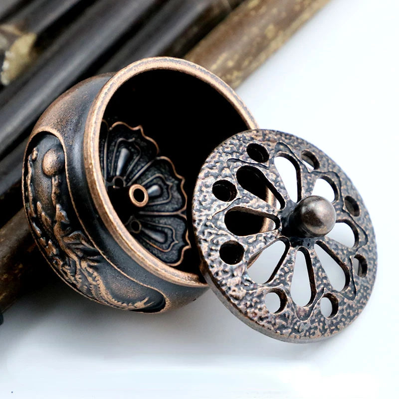 Lotus Buddhist Incense Burner Censer - Your Ritual Hub 