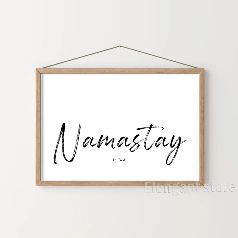 Yoga Wall Art Print Meditation Poster Yoga Symbol Breath Quote - Your Ritual Hub 