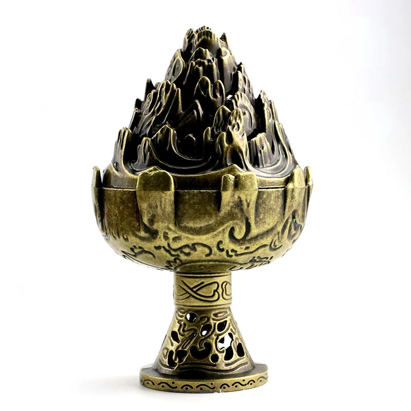 Lotus Buddhist Incense Burner Censer - Your Ritual Hub 