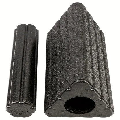 Yoga Blocks 2 in 1 Triangle Foam EPP Roller Triangular Wedge Block for Neck Waist HIPS Back Legs Pilates Exercise Massage Column