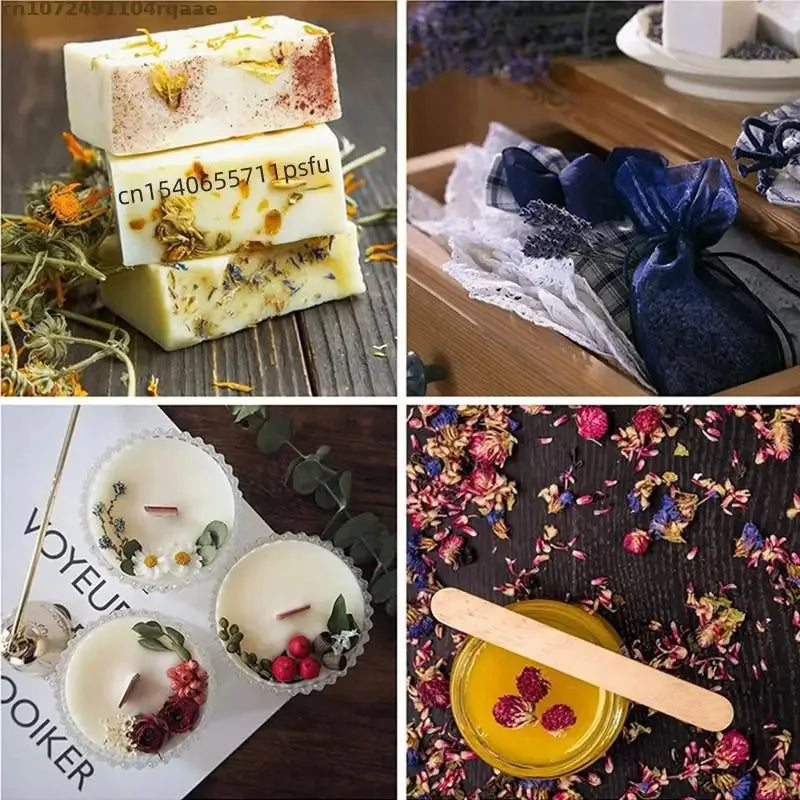 Natural Lotus Blossom Dried Flowers & Essential Oil — DIY Soap, Candles & Rituals | Your Ritual Hub