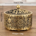 Buddhist Bronze Carved Incense Burner - Your Ritual Hub 