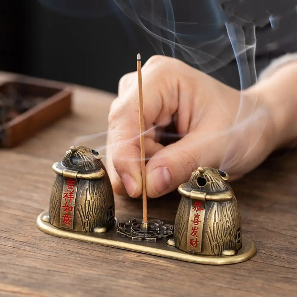 Chinese Style Zinc Alloy Incense Burner