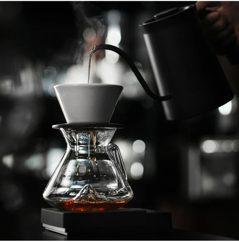 Hill Coffee Server | Pour-Over Glass Coffee Carafe | 360ml & 600ml