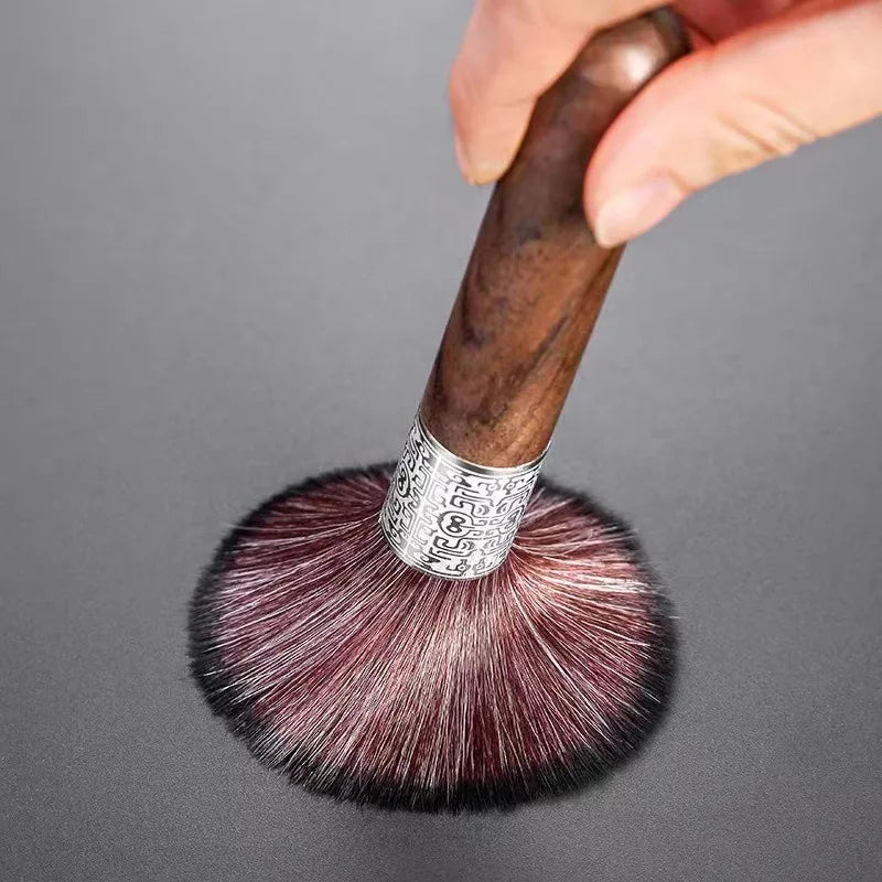 Hibioru Wooden Espresso Black Coffee Powder Washing Brush for Coffe Filter