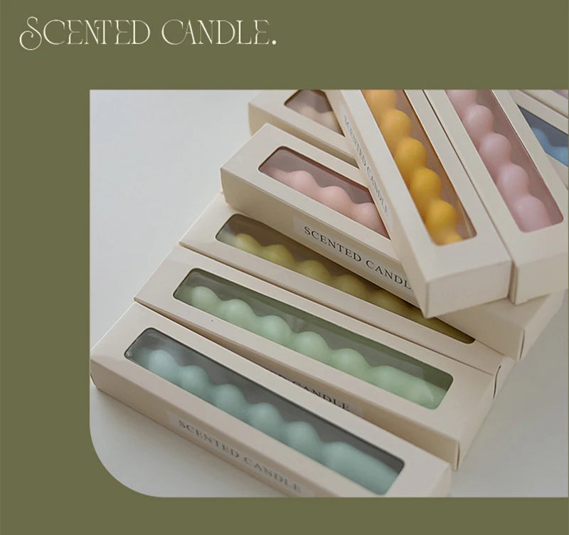 Spiral Long Stem Soy Wax Aromatherapy Candle