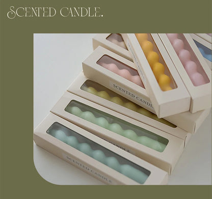 Spiral Long Stem Soy Wax Aromatherapy Candle