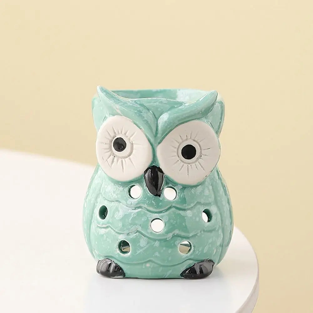 Ceramic Owl Aromatherapy Stove Eco-Friendly Heat Resistant Incense Candle - Your Ritual Hub 