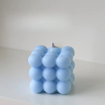 Bubble Cube Scented Soy Wax Candle